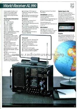 Radio Philips AL990 - Receptor Portátil
