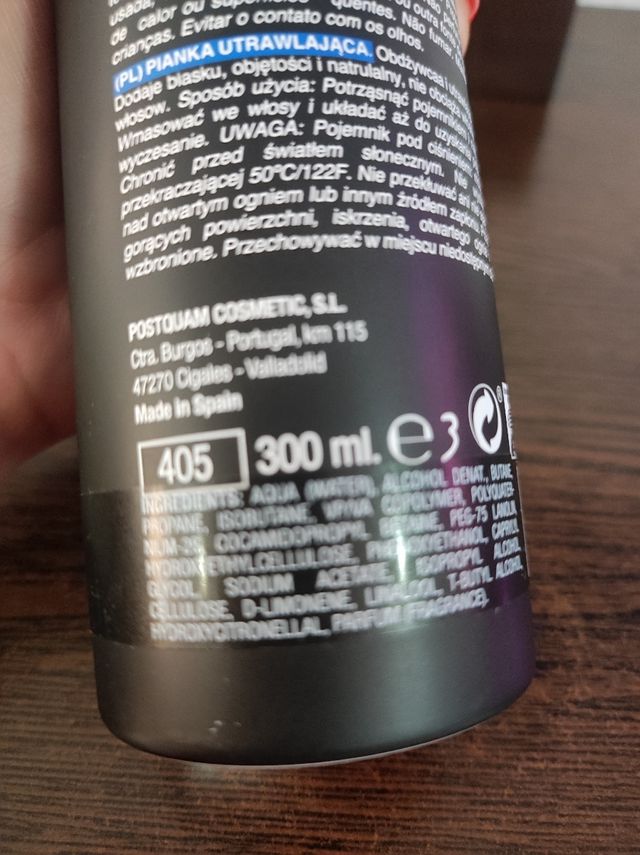 Espuma Postquam Styling Mousse