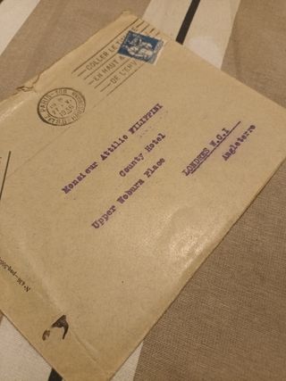 Busta postale Francia 1936