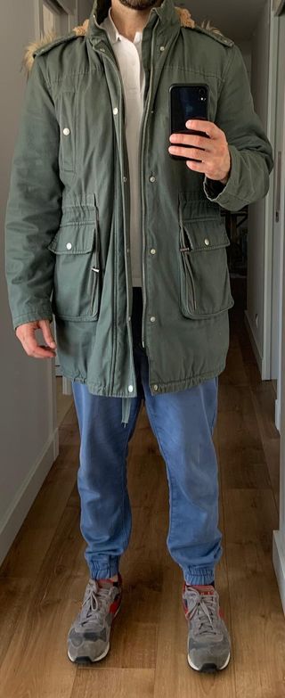 Parca ASOS verde talla L