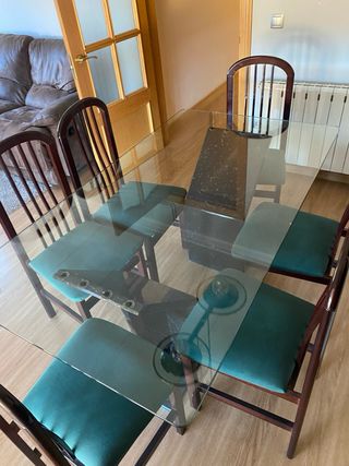 Mesa cristal comedor - Moderna