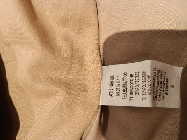 Chaqueta cuadros marrón-rojo