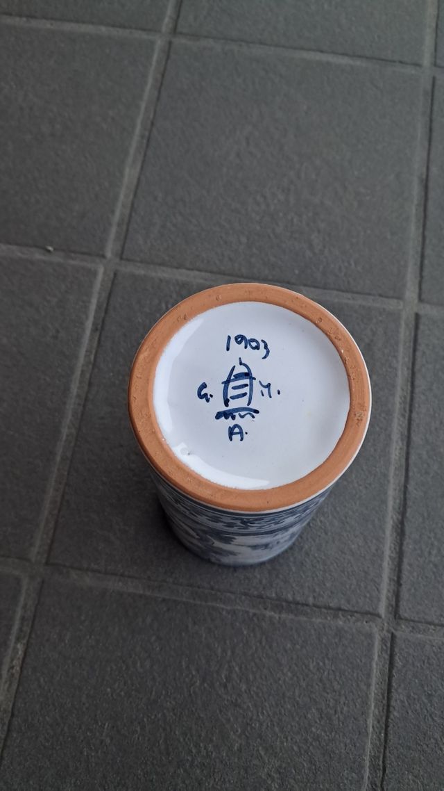 Vaso in ceramica G. Mazzotti 1903 Albisola