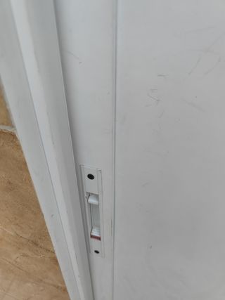 Puertas corredizas aluminio blanco