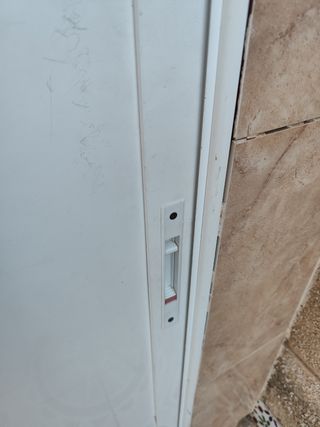 Puertas corredizas aluminio blanco