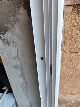 Puertas corredizas aluminio blanco