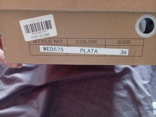 Zapatos Plata Fiesta