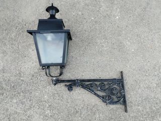 Farol forja negro - Pared