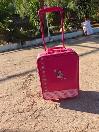 Maleta rosa Barbie infantil