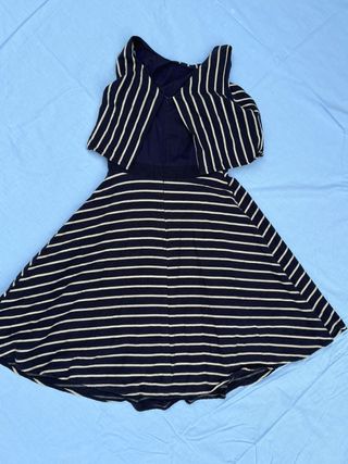 Vestido rayas Javier Simorra