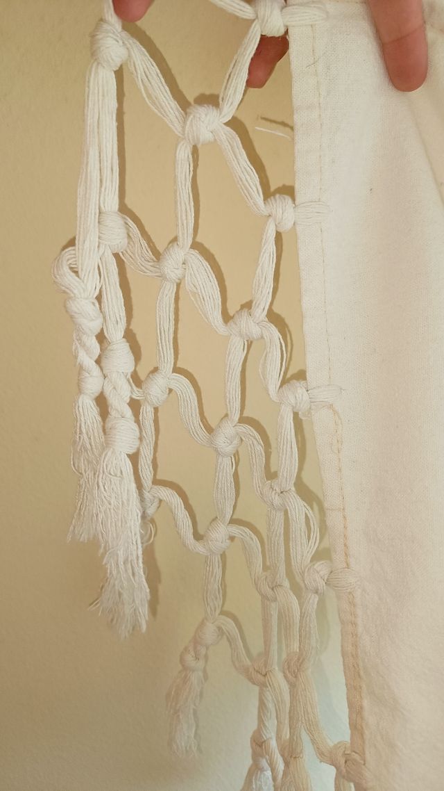 Cortinas blancas bordadas 