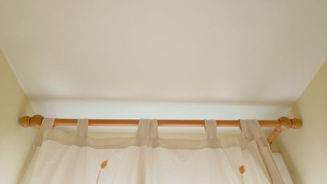 Cortinas blancas bordadas 