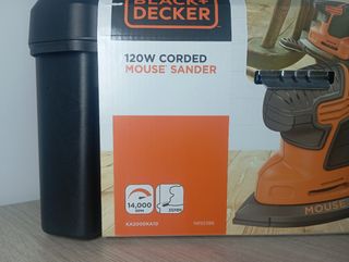 Lijadora Ratón Black+Decker 120w