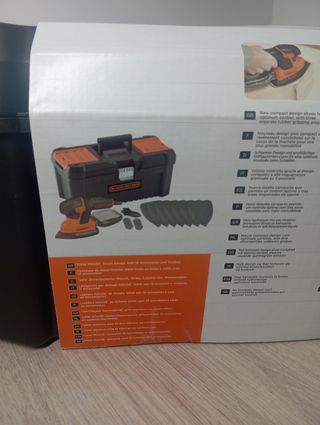 Lijadora Ratón Black+Decker 120w