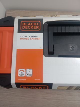 Lijadora Ratón Black+Decker 120w