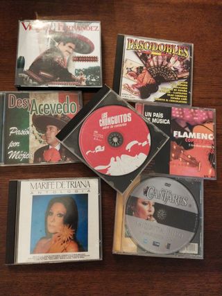 CDs copla, flamenco y mexicano