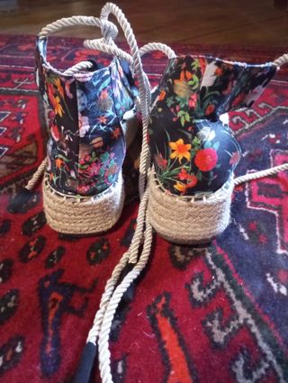 Sandali zeppa estivi 39 tacco 5 comode