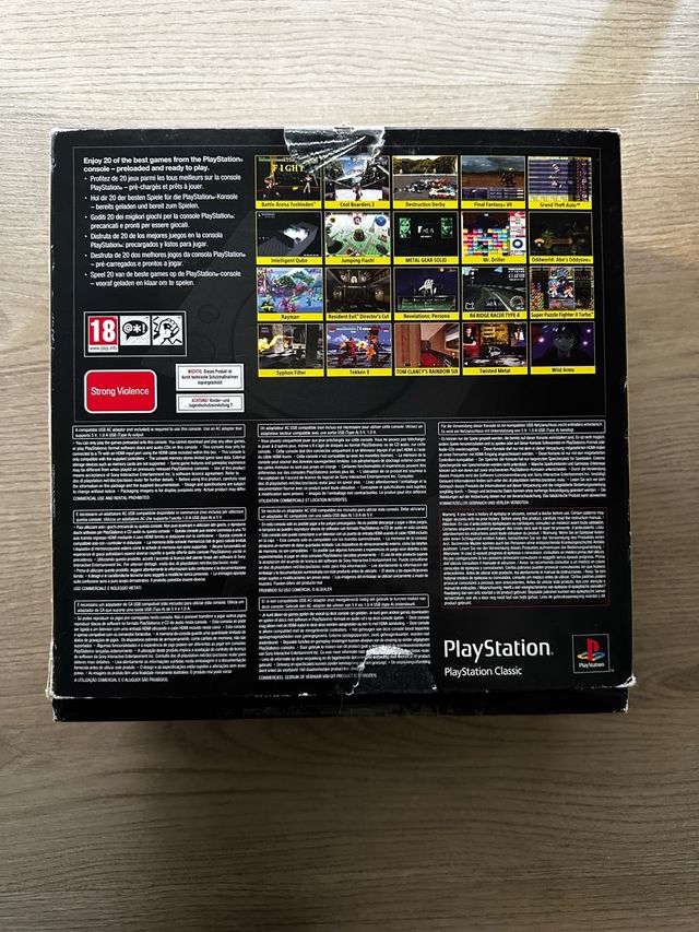 PlayStation Classic - 20 juegos