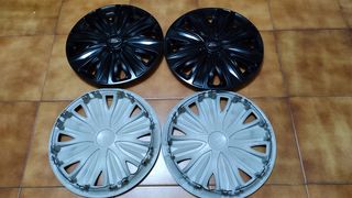 Tapacubos Ford 14" negros