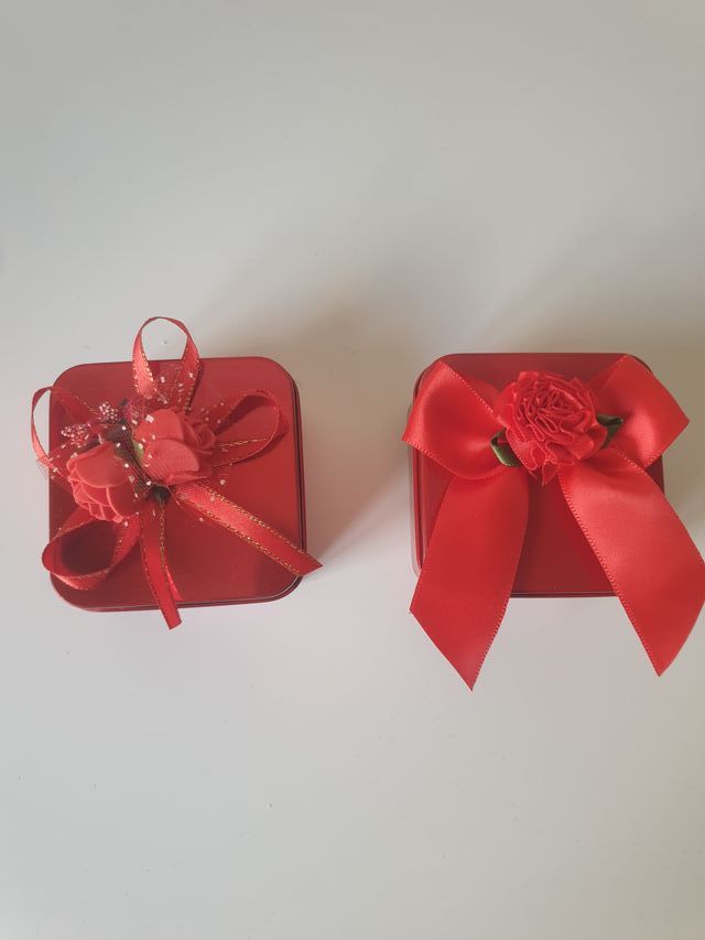 Scatoline regalo rosse - 2pz