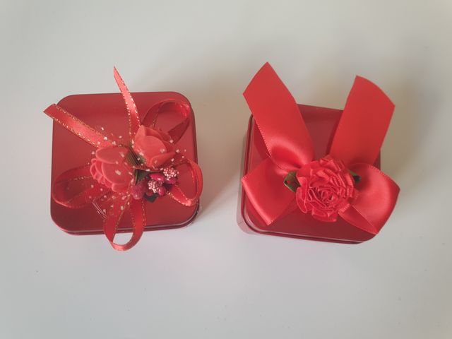 Scatoline regalo rosse - 2pz
