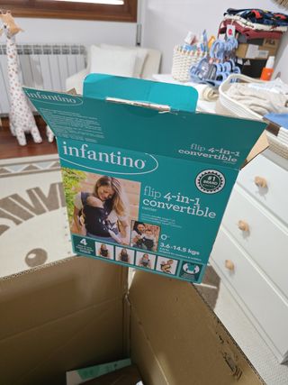 Mochila Portabebés Infantino Flip Advanced 4-en-1