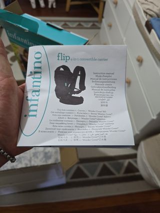 Mochila Portabebés Infantino Flip Advanced 4-en-1