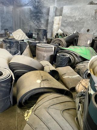 Planchas pegado bandas cintas trasportadoras