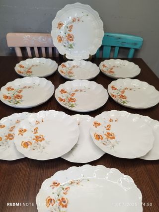 Limoges Giraud - 13 piezas VINTAGE.