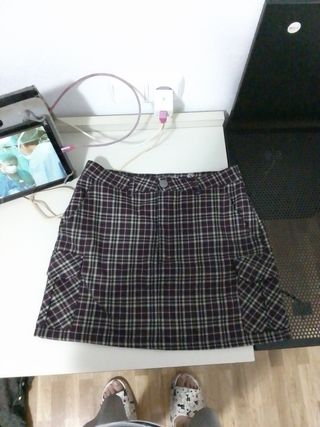 Mini Falda Pull&Bear cuadros talla s