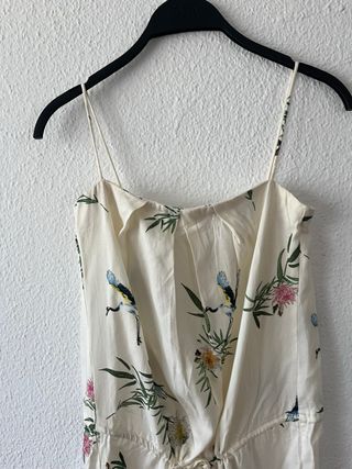 Mono Zara beige estampado - verano