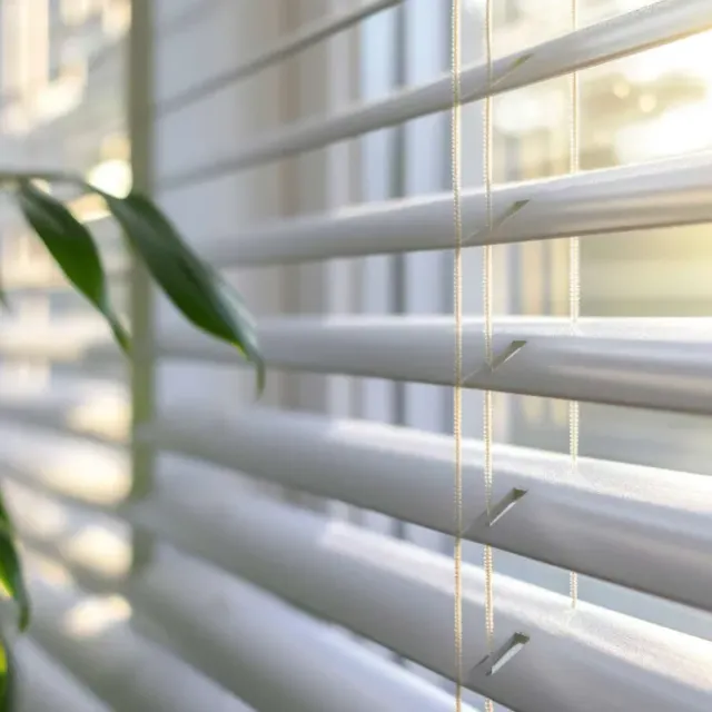 Persianas venecianas (azul, malva)