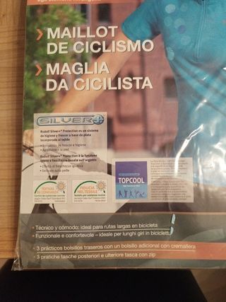 Maillot NUEVO ciclismo mujer talla S (38)