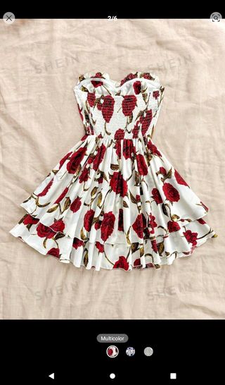 Vestido floral multicolor