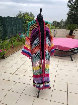 Chaquetas ganchillo multicolor
