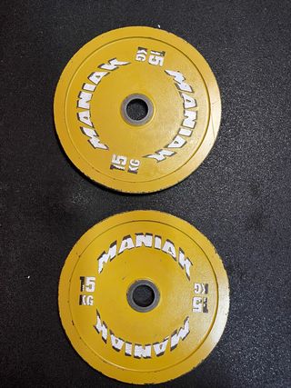Discos peso Maniak 15kg - 2uds