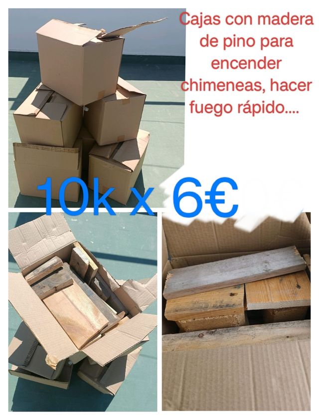 10k Leña Pino Chimeneas y barbacoa