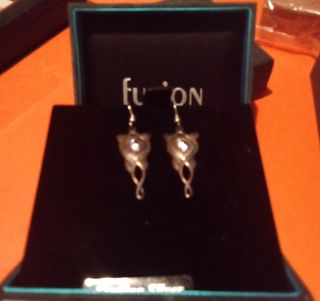 Orecchini Pendente stella Elfica Argento sterling