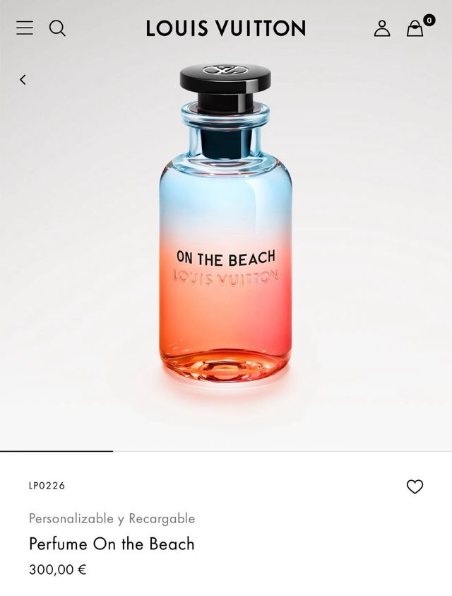 Perfume Louis Vuitton On The Beach