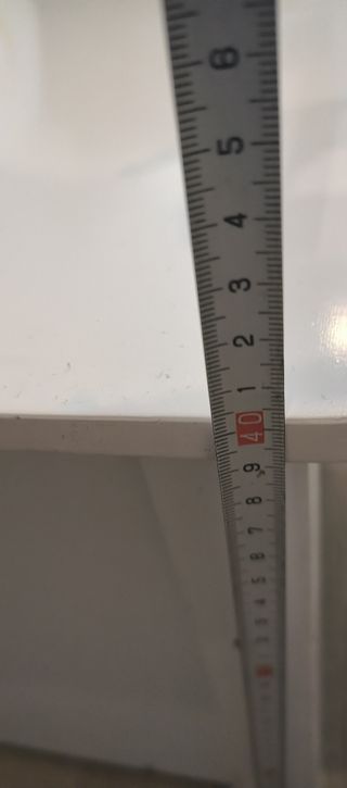 Baúl infantil blanco de madera con letras