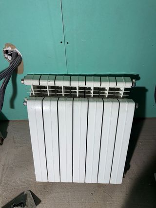 Radiadores calefacción blancos - 7 uds