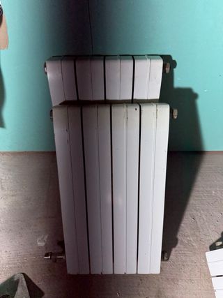 Radiadores calefacción blancos - 7 uds