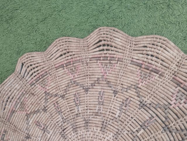 Tappeto intrecciato rotondo