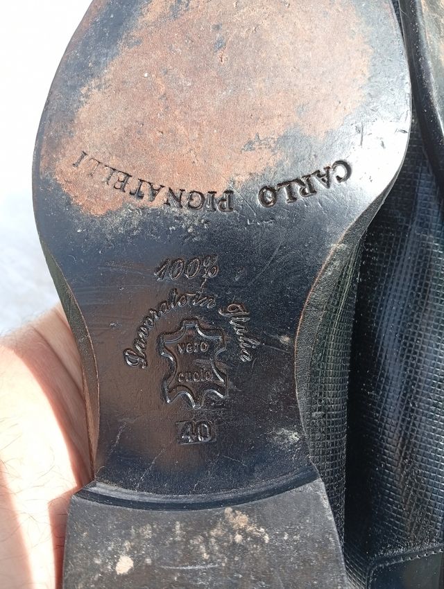 Scarpe stringate eleganti nere 40