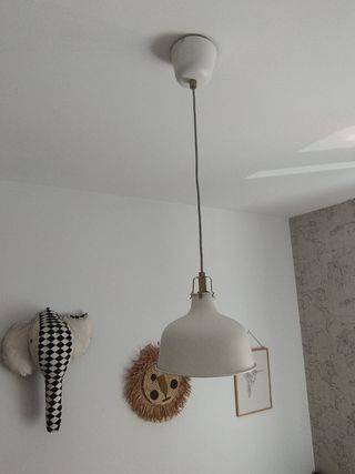 Ranarp Ikea - Lámpara techo blanca