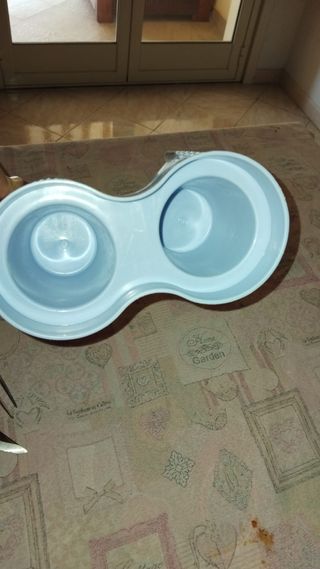 Porta Bicchieri Azzurro in Plastica