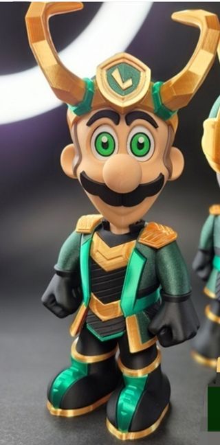 Figura Luigi Loki 3D