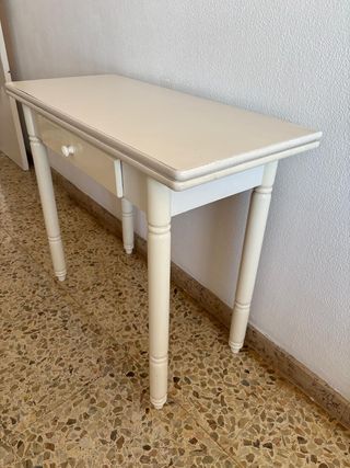Mesa blanca extensible - Cocina