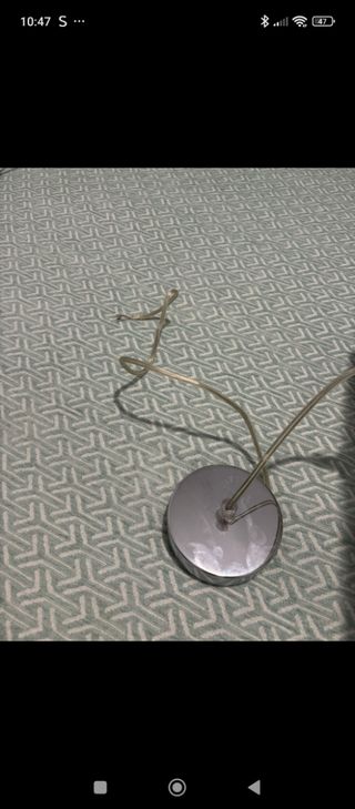 Lámpara gris y plata - Moderna,
