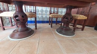 Pack Mesa Comedor Antigua y  6 Sillas
